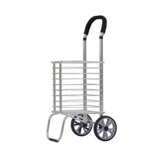 접이식 초경량 알루미늄 핸드 캐리어 2종 바퀴달린 장바구니 쇼핑카트 시장가방 캠핑카트, 뉴디럭스 알미늄캐리어, 1개