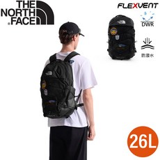 THE NORTH FACE POREALIS 26L FlexVent DWR 防潑水後背包, 黑