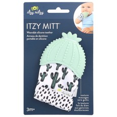 잇지 리치 Itzy Mitt 착용형 실리콘 티더 3개월 이상 선인장 티더 1개 ITZ-03075