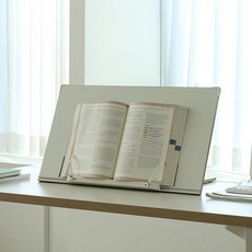 [예스24배송] 이룸 프라임 필기 기능1단 독서대 P600 슬라이드 책받침대 화이트 : 화이트 색상 필기 기능 독서대