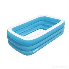 베네베네 유아 아기 성인용 물놀이 야외 초대형 풀장 볼풀장 250, 블루, 1개