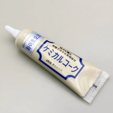 일제 메꿈제 우드코크 50g 화이트오크 튜브형 마루 가구 바닥 보수 틈새충진제 우디코크