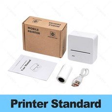 미니 POS 영수증 모바일 프린터 무선 블루투스 휴대용 Loyverse SII 기계 지원, White