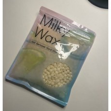 브링오가닉 셀프왁싱 재료 밀키왁싱 브라질리언 남자 수염 눈썹 헤어라인 제모왁스 100g, 밀키왁스 100g (단품)