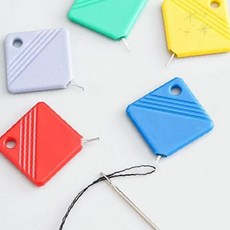 손바느질 실 자동 끼우기 보조 도구 바늘귀 실꿰미 편리한 재봉 바느질 용품, 1개