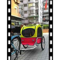 盛恩單車 腳踏車寵物拖車 (終於可載狗狗去環島) 遛狗拖車 寵物拖車 載狗拖車 帶狗拖車, 1個