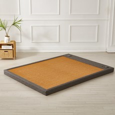 여명흙침대 흙 판재 퀸 Q 침대 프리미엄 컬러보료, 아이보리