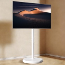 TV 스탠드 거치대 10-42인치 이동식TV거치대 TV스탠드, SR-XZ01S-흰색, 1개