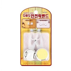 o1c2t3fig 안전락밴드 우일 다용도 안전락밴드 대 1P-R 1916 안전락밴드 서랍잠금장치 아기안전용품, 본품