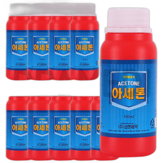 아세톤() 매니큐어 네일 리무버, 10개, 100ml