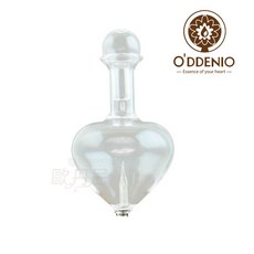 O'DDENIO 水滴玻璃瓶身組 玻璃圓頭蓋 負離子擴香儀配件, 1個