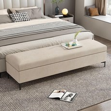 대형 수납 공간이 있는 직사각형 가죽 벤치 입구 의류 매장 박스A00*40*40cm394*57*57인치, D, 160*40*40cm/63*15.