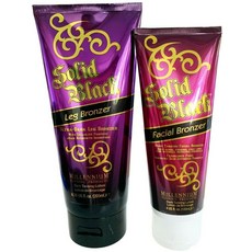 Millennium 태닝 SOLID 블랙 FACE & LEGS 세트 안티에이징 Firming Face Legs, 1개