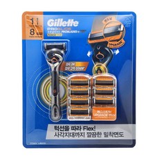 질레트 프로글라이드 파워 면도기 세트 면도기 1개 + 면도날 8개, 1세트, 1개입