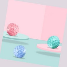 에버템즈 마사지 스트레칭 볼 운동기구 마사지기구, 핑크 7x7cm