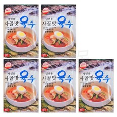 [팔도맛쟁이] 농민식품 사골맛 냉면육수, 350g, 5개