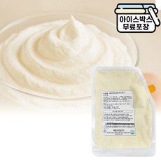 에이치에이유통 베이커리 크림치즈무스 1kg 제일유업 베이글 베이커리 소스 필링 업소용, 1개