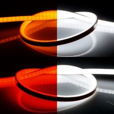 미즈누아 12V 2WAY 면발광 LED바 모듈포함 안개등 자동차 라이트 트렁크, 30cm (버전2)화이트-레드