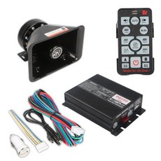 汽車警報器 車載警笛 救援喇叭 無線喊話器 揚聲器 12V 24V, 1個, 200w原裝正品【配一個方口喇叭】,單喇叭