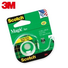 3M 105 隱形膠帶 NO.105A 19mm X 7.5m 附膠台 辦公室、居家皆適用, 1個