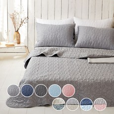 데시뉴 에센스 항균 누빔 이불겸 침대패드 스프레드, 02.그레이