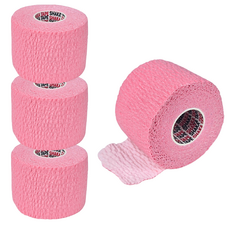 [2+1 구성] 샤카 훅그립 크로스핏 테이프 역도 테이프 5cm x 6.9M, [2+1] 로즈 핑크 / 5cmx6.9m, 1개