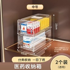 식탁위약장수납장 가정용 서랍장 1개 소형 빈티지가구, 서랍 모델 중간 크기 2 팩 먼지 방향 및 초 투명