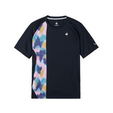 르꼬끄 남성 테니스 티셔츠 그래픽 게임셔츠 LN5FHT11M 네이비