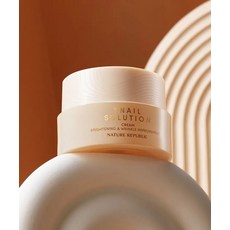 NATURE REPUBLIC 스네일 솔루션 크림 52ml, 네이처리퍼블릭 스네일 솔루션 크림 52ml