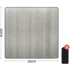 은박 돗자리 두꺼운 은박매트 야외 캠핑 텐트 수면 방수 매트 가정용 대형 휴대용, 3MM두께-폭200x길이250cm