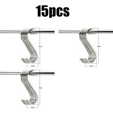 후크 벽걸이형 욕실 주방 캐비닛 도어, 1개, 2. 15pcs Large