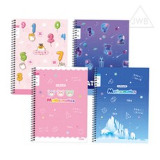 에스웍 초등 슬림수학 초등학생공책, 여_랜덤1개