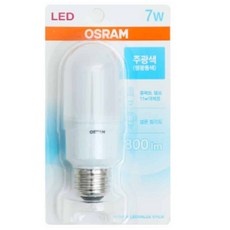 주광색 전구조명 LED램프 7W 조명램프 인테리어전등 VWFKY93Y, 색상, 1개