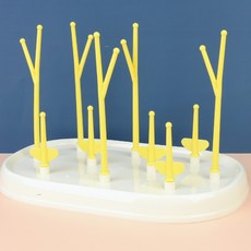 아랫채상점 플라스틱 젖병 컵 건조대 신생아템