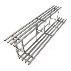 多層置物花架 防水防腐 加粗加固 耐磨, 不鏽鋼色, 2層