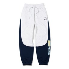 CGP 스포티 배색 조거팬츠_멜란지그레이 209952