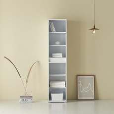 키큰 수납장 팬트리선반장 40cm P00000DB, 화이트