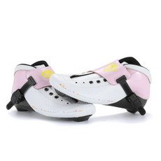 레이싱 인라인 선수용 휠 롤러 경주용 신발 블랙 남녀 3륜, 1개, H. 43 95mm 간격