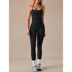 YY263 瑜伽背心長褲套裝組 女健身裸感速幹運動兩件套 7色可選