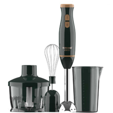 키친아트 핸드블렌더 4in1 멀티세트 스테인리스 다지기 거품기 믹서, 퓨어블랙