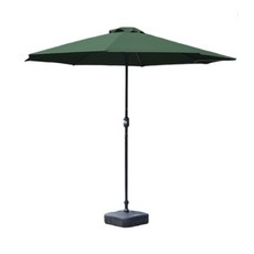 戶外擺攤遮陽傘底座 22L大容量 輕巧便攜 穩固耐用 戶外遮陽必備, 8骨遮陽傘【墨綠】