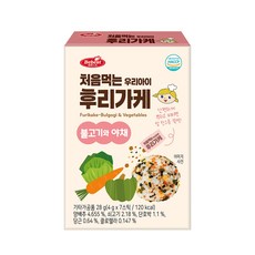 베베스트 처음먹는 우리아이 후리가케, 28g, 3개, 불고기와 야채