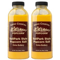 Amish Country Popcorn | 0.9-0.5kg(2-1파운드) 병 Ballpark 버터솔트 팝콘 소금 올드 패션 GMO 프리 및 글루텐 (0.9-0.5kg(2-1