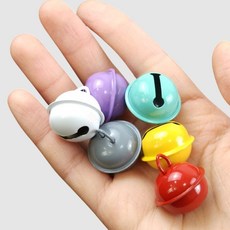 방울종 미니 컬러방울 비즈공예 금방울 칼라 마크라메 재료 부자재, 1개, 블랙