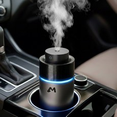 아트리빙스 미니 휴대용 차량용 가습기, 블랙