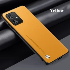 모토로라 G05 G54 G34 G24 G14 G15 G35 G45 G55 G75 용 고급 가죽 전화 케이스 Moto G54 G84 G85 용 일반, 11 MOTO G34, 10 YELLOW