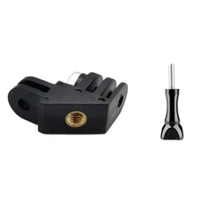90 ° GoPro Hero 13 Insta360 SJCAM SJ4000 AKASO DJI OSMO 액션 카메라 액세서리용 수직 어댑터 삼각대, 05 1xAdapter 1xScrew