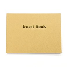 경일문화가게 비단 한지 순지 방명록 A4 48장, 노랑