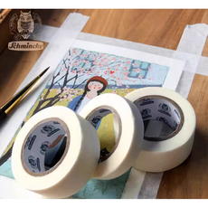 쉬민케 마스킹테이프 미술마스킹테이프 수채화마스킹테이프 종이테이프 12mm 24mm 14미터 2종 세트, 1개