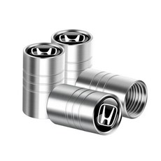 알루미늄 자동차 휠 타이어 에어 밸브 먼지 캡 시빅 세대 재즈 시티 핏 오디세이용, 5. Silver-Honda, 1개